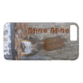 Grappige Eekhoorn iPhone Case (Achterkant (Horizontaal))