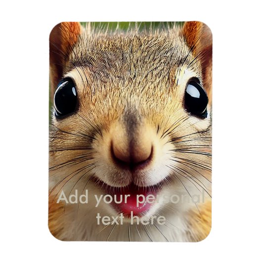 Grappige Eekhoorn Koelkast Magnet - Schattigee en Magneet (Verticaal)