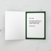 Grappige Eekhoorns Animal Custom Text Vaderdag Kaart (Binnen)