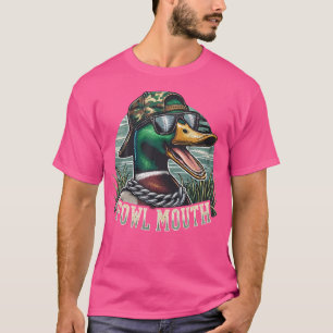Grappige Eend Jager Fowl Mond Eend Jagen Gans Ja T-shirt