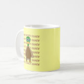 grappige eend koffiemok (Voorkant links)