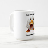 Grappige Eend Koffiemok (Voorkant links)