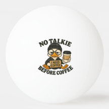 Grappige Eend Niet Praten Voor Koffie Schattige Ko