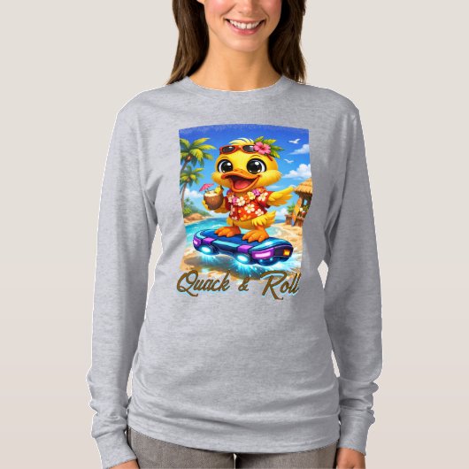grappige eend t-shirt (Voorkant)