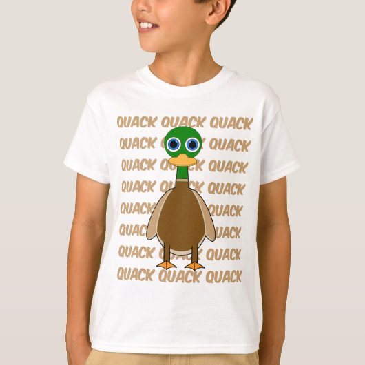 grappige eend t-shirt (Voorkant)