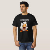 GRAPPIGE EEND ZWART T-SHIRT (Voorkant volledig)