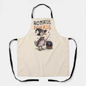 Grappige eendentovenaar Halloween Schort (Voorkant)