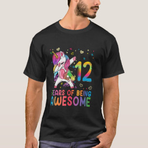 Grappige Eenhoorn 12e Verjaardagscadeau Meisjes Ti T-shirt