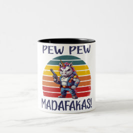 GRAPPIGE EENHOORN PEW PEW MADAFAKAS TWEEKLEURIGE KOFFIEMOK