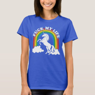 Grappige Eenhoorn Sarcastische Meme Liefhebber Kaw T-shirt
