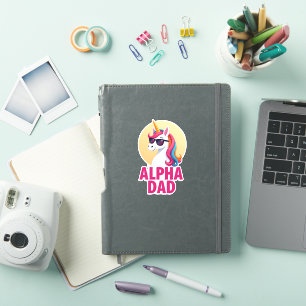 Grappige Eenhoorn Vader Laufey Mannen Vaderdag Ker Sticker