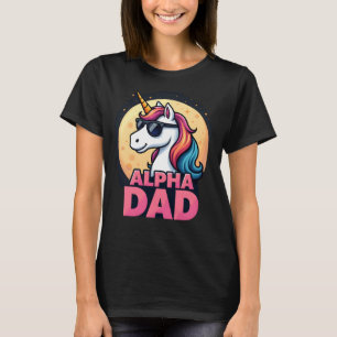 Grappige Eenhoorn Vader Laufey Mannen Vaderdag Ker T-shirt