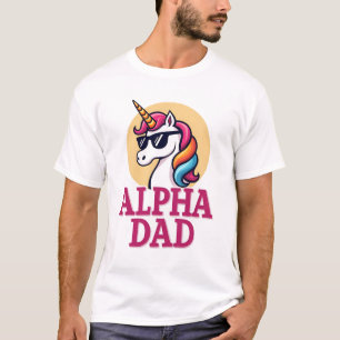 Grappige Eenhoorn Vader Laufey Mannen Vaderdag Ker T-shirt