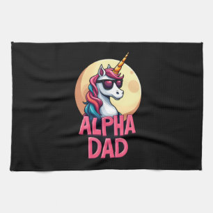 Grappige Eenhoorn Vader Laufey Mannen Vaderdag Ker Theedoek