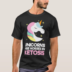 Grappige Eenhoorns Paarden In Ketose Keto Dieet Pr T-shirt