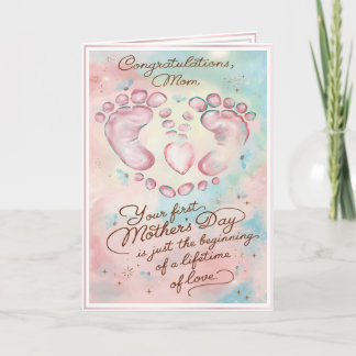Grappige eerste keer mama Moederdag Kaart