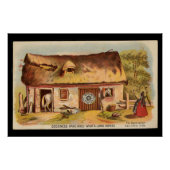 Grappige efemere kachel kunst advertentie perfect poster (Voorkant)