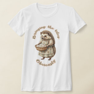 Grappige Egel Brengt de Tegels Mahjong T-shirt