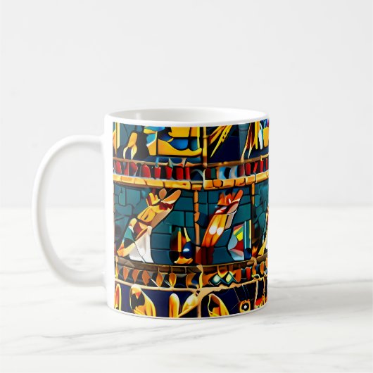 Grappige egyptie hiërogliefen koffie Mok sets (Links)