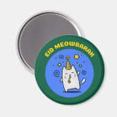 Grappige Eid Kat Magneet (Voorkant / Achterkant)