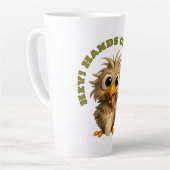 Grappige Eierbewaker Latte Mok (Linkerhoek)