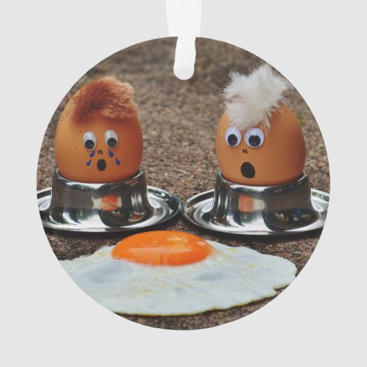 Grappige eieren ornament (achterkant)