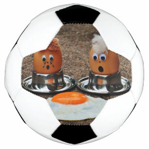Grappige eieren voetbal