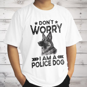 Grappige eigenaar van een vintage Duitse herdersho T-shirt