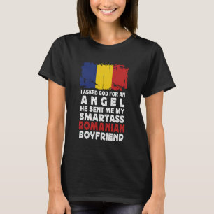 Grappige Eigenwijze Roemeense Vriend Roemenië Vlag T-shirt