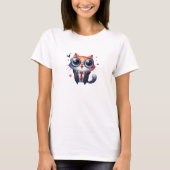 Grappige eigenzinnige baas kat t-shirt (Voorkant)