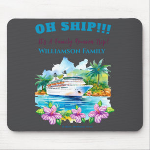 Grappige Eiland Cruise Schip Familie Reünie Muismat