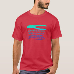 Grappige elektricien verkeerd gespeld Lineman's ta T-shirt