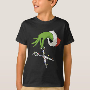 Grappige Elf Handen Kapper Kapsalon Schaar K T-shirt