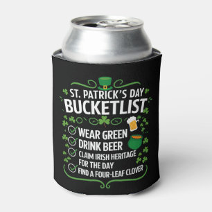 Grappige Emmer Lijst Vier St. Patrick's Dag Blikjeskoeler
