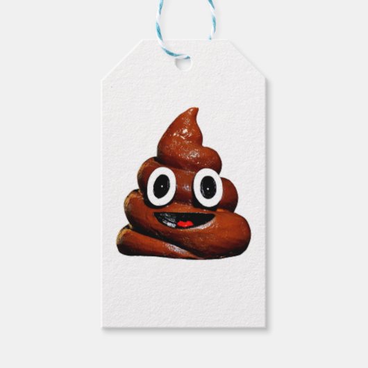 grappige emoji cadeaulabel (Voorkant)