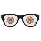 GRAPPIGE EMOJI. GRAPPIGE BRUINE OGEN KINDER ZONNEBRIL (Voorkant)