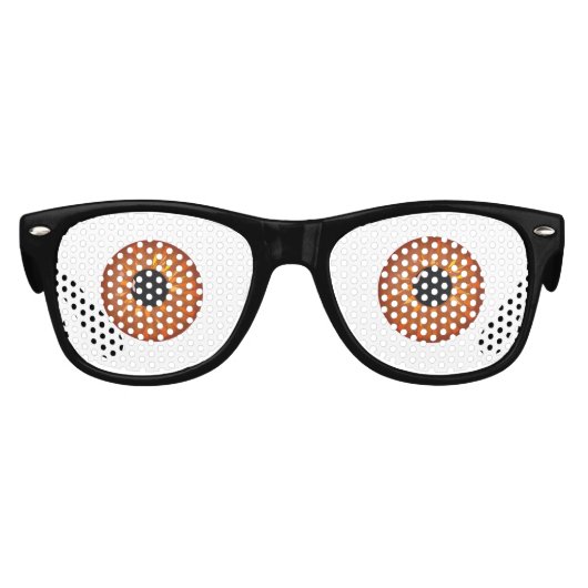 GRAPPIGE EMOJI. GRAPPIGE BRUINE OGEN KINDER ZONNEBRIL (Voorkant)