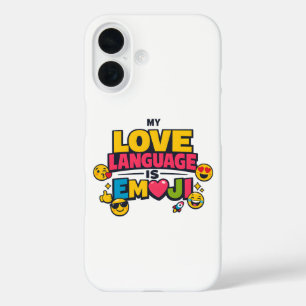 Grappige Emoji Liefhebber iPhone 16 Hoezen