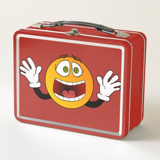 Grappige emoji lunchbox (Voorkant)