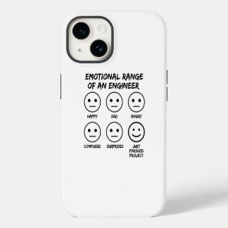 Grappige emotionele reeks van gezichten van een in iPhone 14 hoesje