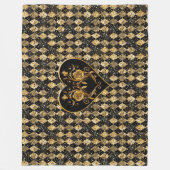 Grappige en elegante Gothic Fleece Deken (Voorkant)