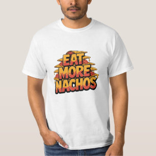 Grappige en gedurfde Nacho Lover graphics T-shirt