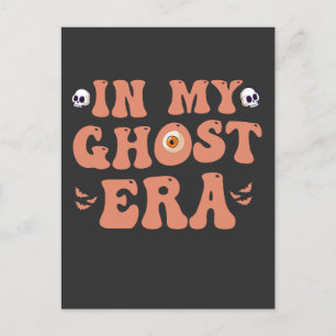 Grappige en Griezelige Halloween in mijn Geest Tij Briefkaart