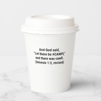 Grappige en inspirerende papieren koffiekopjes bekers