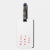 Grappige en koele Moeder Trucker door Storeman Bagagelabel (Achterkant verticaal)