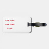 Grappige en koele Moeder Trucker door Storeman Bagagelabel (Achterkant horizontaal)