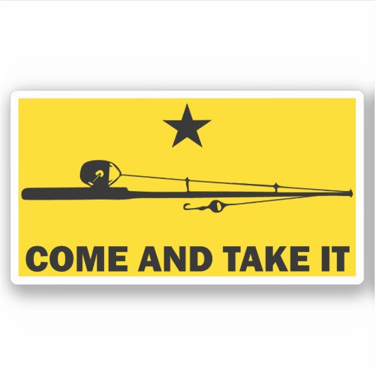 Grappige en sarcastische Vissende Sticker (Voorkant)