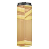 Grappige enge Boo Mummy Halloween Thermosbeker (Achterkant)