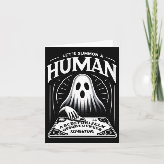 Grappige enge geest Laten we een menselijke Ouija- Kaart