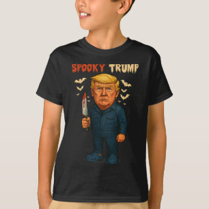 Grappige enge Trump horror Amerikaanse film Hallow T-shirt